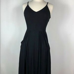 Cynthia Rowley spaghetti strap front pocket dress